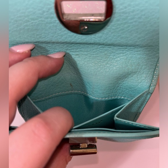 Tiffany & Co. Leather Cardholder/Wallet (AS IS) | Tiffany Blue 🩵 - Picture 10 of 15